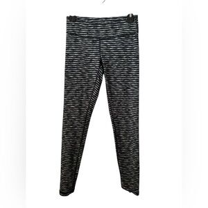 Zella Black and White Striped Leggings SP
